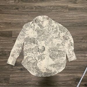 H&M Graphic Button Down